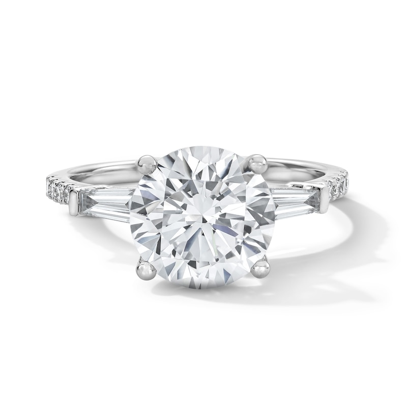 3.37 CT. T.W. Certified Lab-Grown Diamond Engagement Ring 14K White Gold (F/VS2)