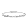 Thumbnail Image 1 of 2.00 CT. T.W. Certified Lab-Grown Diamond Flex Bangle Bracelet in Sterling Silver (F/SI2)