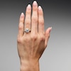 Thumbnail Image 2 of 3.50 CT. T.W. Certified Lab-Grown Diamond Frame Bridal Set in 14K Gold (F/VS2)