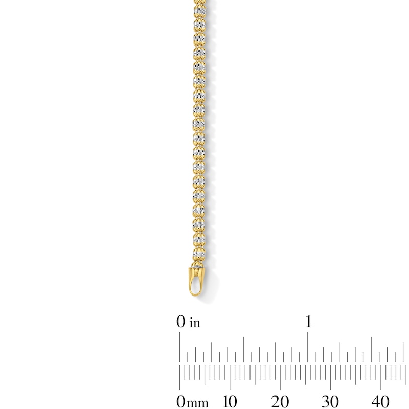 Main Image 3 of 2.6mm Diamond-Cut Ice Chain Bracelet in Solid 10K Gold - 7.5"