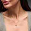 Thumbnail Image 2 of Textured Cross Pendant in 10K Gold