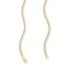 Thumbnail Image 3 of 2.6mm Diamond-Cut Ice Chain Necklace in Solid 10K Gold -20"