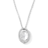 Thumbnail Image 1 of Unstoppable Love™ 0.30 CT. T.W. Certified Lab-Grown Diamond Swirl and Dangle Pendant in Sterling Silver (F/SI2) - 19”