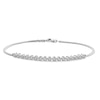 Thumbnail Image 1 of 0.45 CT. T.W. Certified Lab-Grown Diamond Curb Chain Bracelet in Sterling Silver (F/SI2)