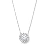 Thumbnail Image 1 of 1.50 CT. T.W. Certified Lab-Grown Diamond Frame Necklace in 10K White Gold (F/VS2)