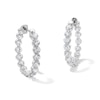 Thumbnail Image 1 of 3.00 CT. T.W. Certified Lab-Grown Diamond Inside-Out Hoop Earrings in Sterling Silver (F/SI2)