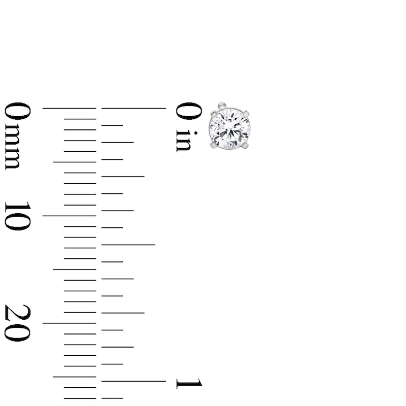 2.00 CT. T.W. Certified Lab-Grown Diamond Solitaire Stud Earrings in 14K Gold (F/SI2