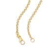Thumbnail Image 3 of Lariat Charm Holder Necklace in Sterling Silver with 18K Gold Plate