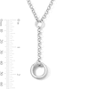 Thumbnail Image 3 of Lariat Charm Holder Necklace in Solid Sterling Silver