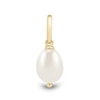 Thumbnail Image 1 of 6.0 x 6.5mm Freshwater Cultured Pearl Necklace Charm in Sterling Silver with 18K Gold Plate
