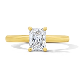 1.00 CT. T.W. Radiant Canadian Certified Solitaire Diamond Ring in 14K Gold (I/I1)