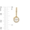 Thumbnail Image 3 of Unstoppable Love™ 0.70 CT. T.W. Certified Lab-Grown Diamond Hoop Drop Earrings in 10K Gold (F/SI2)