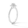 Thumbnail Image 4 of 0.33 CT. T.W. Oval Canadian Certified Centre Diamond Engagement Ring in 10K White Gold (I/SI2)
