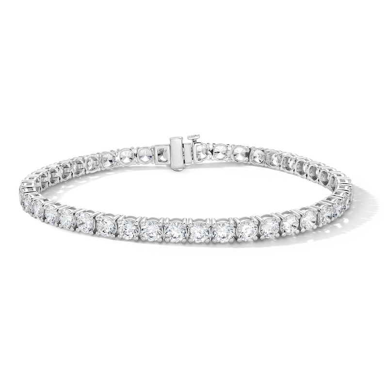 10.00 CT. T.W. Certified Lab-Grown Diamond Tennis Bracelet in 10K White Gold (F/SI2)