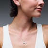 Thumbnail Image 2 of 0.25 CT. T.W. Certified Lab-Grown Diamond Quatrefoil Pendant and Stud Earrings Set in Sterling Silver (F/SI2)