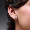 Thumbnail Image 3 of 0.25 CT. T.W. Certified Lab-Grown Diamond Quatrefoil Pendant and Stud Earrings Set in Sterling Silver (F/SI2)