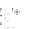Thumbnail Image 5 of 0.25 CT. T.W. Certified Lab-Grown Diamond Quatrefoil Pendant and Stud Earrings Set in Sterling Silver (F/SI2)
