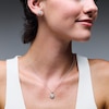 Thumbnail Image 2 of 0.25 CT. T.W. Certified Lab-Grown Diamond Pendant and Stud Earrings Set in Sterling Silver (F/SI2)