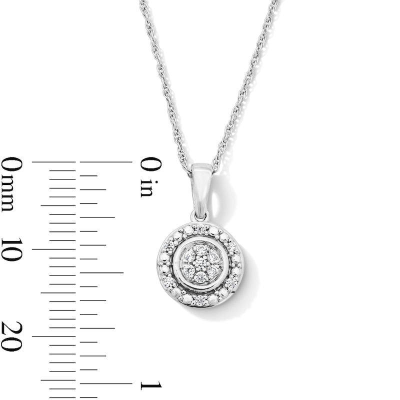0.25 CT. T.W. Certified Lab-Grown Diamond Pendant and Stud Earrings Set in Sterling Silver (F/SI2)