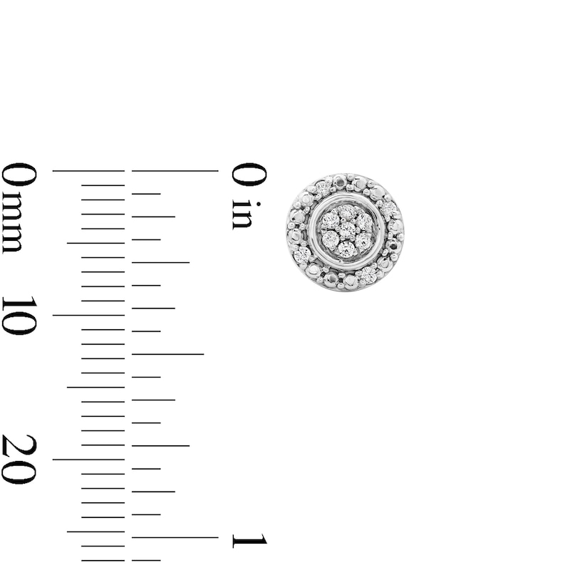 0.25 CT. T.W. Certified Lab-Grown Diamond Pendant and Stud Earrings Set in Sterling Silver (F/SI2)