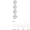 Thumbnail Image 3 of 1.00 CT. T.W. Certified Lab-Grown Diamond Teardrop Swirl Link Bracelet in Sterling Silver (F/SI2)
