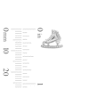 Thumbnail Image 3 of Diamond-Accent Ice Skates Stud Earrings in Sterling Silver