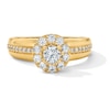 Thumbnail Image 1 of Canadian Ideal 0.75 CT. T.W. Certified Diamond Frame Engagement Ring in 10K Gold (I/I1)