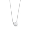 Thumbnail Image 1 of 1.00 CT. T.W. Certified Lab-Grown Diamond Solitaire Pendant in 10K White Gold (F/SI2)