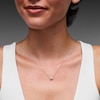 Thumbnail Image 2 of 1.00 CT. T.W. Certified Lab-Grown Diamond Solitaire Pendant in 10K White Gold (F/SI2)