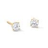 Thumbnail Image 1 of 0.50 CT. T.W. Certified Lab-Grown Diamond Solitaire Stud Earrings in 10K Gold (F/SI2)