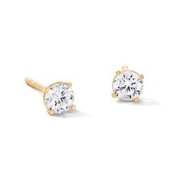 0.50 CT. T.W. Certified Lab-Grown Diamond Solitaire Stud Earrings in 10K Gold (F/SI2)