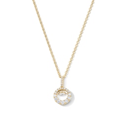 Unstoppable Love™ 0.69 CT. T.W. Certified Lab-Grown Diamond Circle Pendant in 10K Gold (F/SI2)