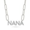 Thumbnail Image 1 of 0.23 CT. T.W. Certified Lab-Grown Diamond “Nana” Necklace in Sterling Silver (I/SI2)