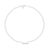 Thumbnail Image 3 of 0.23 CT. T.W. Certified Lab-Grown Diamond “Mama” Necklace in Sterling Silver (I/SI2)t.