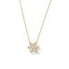 Thumbnail Image 1 of 0.23 CT. T.W. Certified Lab-Grown Diamond Starburst Pendant in 18K Gold (F/VS2)