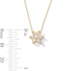 Thumbnail Image 3 of 0.23 CT. T.W. Certified Lab-Grown Diamond Starburst Pendant in 18K Gold (F/VS2)