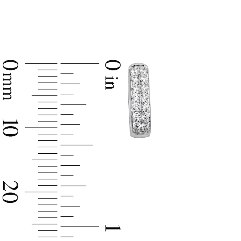 Main Image 2 of 0.10 CT. T.W. Certified Lab-Grown Diamond Circle Necklace Charm in Sterling Silver (F/SI2)
