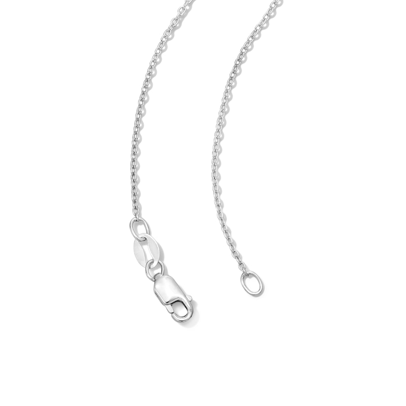 0.95 CT. T.W. Certified Lab-Grown Diamond Teardrop Pendant in 10K White Gold (F/VS2)