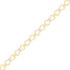 Thumbnail Image 1 of 0.18 CT. T.W. Diamond Bow Link Bracelet in Sterling Silver with 24K Gold Vermeil