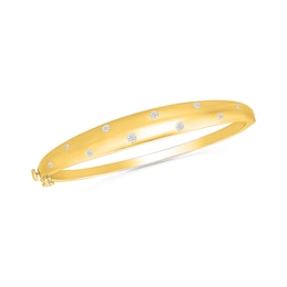0.29 CT. T.W. Diamond Bracelet in Sterling Silver with 24K Yellow Gold Plate