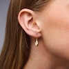 Thumbnail Image 2 of Teardrop Dangle Earrings in Hollow 14K Gold