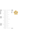 Thumbnail Image 3 of Child’s Cubic Zirconia Flower Stud Earrings in 14K Gold