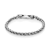 Thumbnail Image 1 of 6.0mm Wheat Chain Bracelet in Stainless Steel - 8.5"