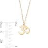 Thumbnail Image 3 of Om Symbol Pendant in 18K Gold
