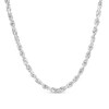 Thumbnail Image 1 of 5.5mm Glitter Rope Chain Necklace in Semi-Solid 10K White Gold, 22"