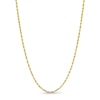 Thumbnail Image 1 of 1.6mm Glitter Rope Chain Necklace in Solid 10K Gold - 20"
