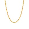 Thumbnail Image 1 of 3.0mm Glitter Rope Chain Necklace in Semi-Solid 10K Gold - 20"
