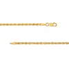 Thumbnail Image 2 of 3.0mm Glitter Rope Chain Necklace in Semi-Solid 10K Gold - 20"