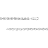 Thumbnail Image 2 of 5.5mm Glitter Rope Chain Necklace in Semi-Solid 10K White Gold - 26"
