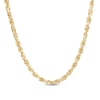 Thumbnail Image 1 of 5.5mm Glitter Rope Chain Necklace in Semi-Solid 10K Gold - 26"
